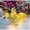 VipMarketim 2 Metre 10 LED Pilli 2 Kademeli Ananas Led Işık