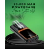 VipMarketim 20000 mAh Taşınabilir Powerbank | Çok Kablolu Hızlı Şarj Destekli (22.5W)