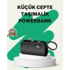 VipMarketim 2000mAh Mini Powerbank Dahili Konektörlü PD 20W