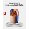 VipMarketim 280ml Alev Işıklı Ultrasonik Hava Nemlendirici Sessiz ve USB Şarjlı