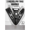 VipMarketim 3 Başlıklı Profesyonel Tıraş Makinesi