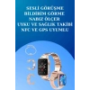 VipMarketim 3 Kordonlu Dokunmatik Ekran Akıllı Saat ve 2.Nesil Kablosuz Bluetooth Kulaklık ANC/ENC