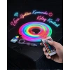 VipMarketim 3 Metre RGB Akıllı Neon LED Şerit Işık Telefon ve Kumanda Kontrollü Ambiyans Aydınlatma