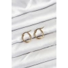 VipMarketim 316L Çelik Gold Renk 12 mm Halka Kadın Küpe 5886
