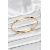 VipMarketim 316L Çelik Gold Renk 65 mm İnce Kadın Kelepçe Bileklik 5886