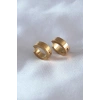 VipMarketim 316L Çelik Gold Renk Sıkıştırmalı Erkek Küpe 5886