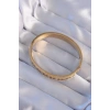 VipMarketim 316L Çelik Gold Renk Zirkon Taşlı Model Kelepçe 5886