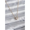 VipMarketim 316L Çelik Zincir Gold Renk Charm Kadın Kolye 5886