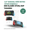 VipMarketim 3.5 İnç Ekranlı Klasik Oyun Konsolu – 500 Dahili Oyun