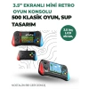 VipMarketim 3.5 İnç Ekranlı Klasik Oyun Konsolu – 500 Dahili Oyun