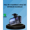 VipMarketim 360° Kapsama Sahip Full HD Araç Kamerası 3’lü Kayıt Gece Görüşlü DashCam