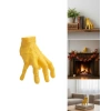 VipMarketim 3D Modern Sarı El Biblo 17x16 cm Ev ve Ofis Dekorasyonu