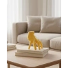 VipMarketim 3D Sarı El Tasarım Dekor 17x16 cm Konsol ve Şömine Üstü Aksesuar