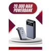 VipMarketim 4 Çıkışlı 20.000 Mah Powerbank Uzun Pil Ömürlü Taşınabilir