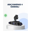 VipMarketim 4 Kameralı Araç İçi Kamera 1080P GPS Takip WiFi Gece Görüşlü