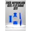 VipMarketim 4lü Bit Evcil Hayvan Tarak Seti Kedi Köpek Bit Tarak Seti Pire Tarağı
