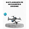 VipMarketim 4K Kamera Özellikli Katlanabilir Drone Wi-Fi ve Yükseklik Sabitlemeli