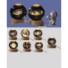 VipMarketim 5 cm 3D Kristal Astronot Küre Lamba – Dekoratif LED Işıklı Ahşap Stand
