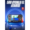 VipMarketim 500 Oyunlu Retro Sup Konsolu Taşınabilir Mini Gamepad 35 İnç Ekran