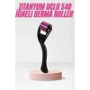 VipMarketim 540 Iğneli Derma Roller 1Mm Titanyum Uçlu Saç Kaş Serum Kullanımına Uygun
