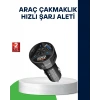 VipMarketim 55W Hızlı Araç Şarj Cihazı Quick Charge 3.0 ve PD Destekli