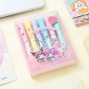VipMarketim 6lı Fosforlu Kalem Seti - Sanrio Karakterleri, Kuromi, Hello Kitty