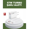 VipMarketim 67 Watt Type C Hızlı Şarj Cihazı OnePlus 7 8 9 10 Uyumlu