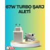 VipMarketim 67 Watt Type C Turbo Şarj Seti TCL 20 30 50 Uyumlu