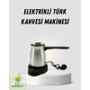 VipMarketim 800W Paslanmaz Elektrikli Cezve Gizli Rezistans ve Ergonomik Kulp