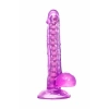 VipMarketim A-Toys Jel Dildo Celiam, TPE, mor, 20,5 cm