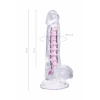 VipMarketim A-Toys  Paret Jel Dildo, TPE, Şeffaf, 18 cm