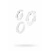 VipMarketim A-toys Penis Halka Seti, Silikon, Şeffaf, Ø 3,5/3/2 Cm
