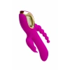 VipMarketim A-Toys  TRINNY Üçlü Vibratör, Silikon, Mor, 21.5 cm