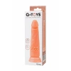 VipMarketim A-toys Vantuzlu Realistik Dildo, Tpe, Ten, 18 Cm