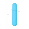 VipMarketim A-Toys  Vibratör mermisi MURR, silikon, mavi, 10 cm