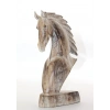VipMarketim Ahşap At Büstü 30 cm