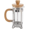 VipMarketim Ahşap Detaylı 600 ml Cam French Press