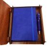 VipMarketim Ahşap Kutulu Defter ve Kalem Seti