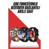 VipMarketim Akıllı Saat 1.5 Inç Amoled Ekran Çift Kordonlu GPS NFC Uyumlu