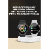 VipMarketim Akıllı Saat Amoled Ekran Bluetooth Bağlantılı Sesli Görüşme Nabız Ölçer