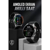 VipMarketim Akıllı Saat Bluetooth Bağlantılı Amoled Ekran Uyku ve Sağlık Takibi