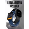 VipMarketim Akıllı Saat Tema Değiştirme Bluetooth Bağlantılı Arama Cevaplayan