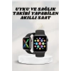 VipMarketim Akıllı Saat Wireless Şarj Yüksek Çözünürlüklü Müzik Dinleme Sesli Cevaplama