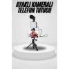 VipMarketim Akıllı Telefon Vlog Kiti Tripod Mini Mikrofonlu Telefon Tutucu