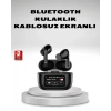 VipMarketim Aktif Gürültü Engelleme (ANC) Kablosuz Bluetooth Kulaklık – Dijital Ekranlı Dokunmatik ve Uzun Pil Ömürlü