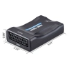 VipMarketim Ally 1080P Scart HDMI Dönüştürücü Ses Video Adaptörü-SİYAH-(5775)