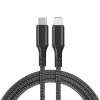 VipMarketim ALLY 1mt 27W Type-C To iPhone Lightning Süper Hızlı Data ve Şarj Kablosu Akım ve Isı Korumalı Halat-(5775)
