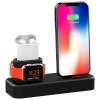 VipMarketim Ally 3in1 Charging Base İPhone+ İwatch+ İPods Silikon Şarj Standı-(5775)