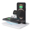 VipMarketim ALLY 4 in1 15W Kablosuz Hızlı Şarj Standı İPhone+İwatch+AirPods Pro Wireless-(5775)