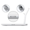 VipMarketim ALLY 4 in1 15W Kablosuz Hızlı Şarj Standı İPhone+İwatch+AirPods Pro Wireless-(5775)